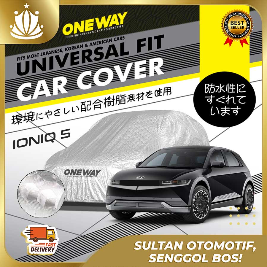 Body Cover Sarung Mobil HYUNDAI IONIQ 5 Waterproof 3 LAYER TEBAL Deluxe Anti Air