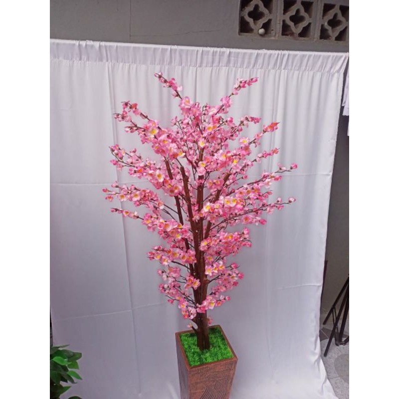 Jual Pohon Bunga Sakura 160cm - Sakura Artificial - Bunga sakura hias