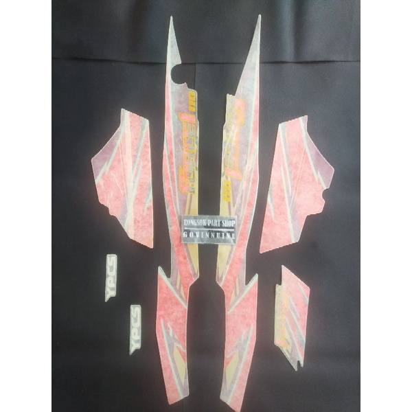 striping stiker sticker lis decal polet poswan force1 force 1 F1 1994 1995 nos