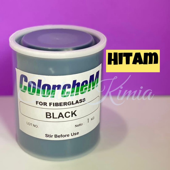 Warna Resin / Pigmen Warna Hitam 1 Kg