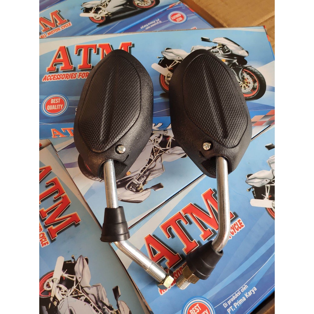 Spion Yamaha Jupiter Z MX Mio Aerox Vixion Nmax Vega Gagang Mini Crome Krum - Spion ATM Mini Kecil M