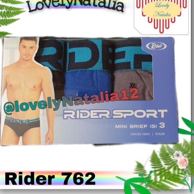 Rider Sport Celana Dalam / CD R762B / 1 box= 3Pcs - M