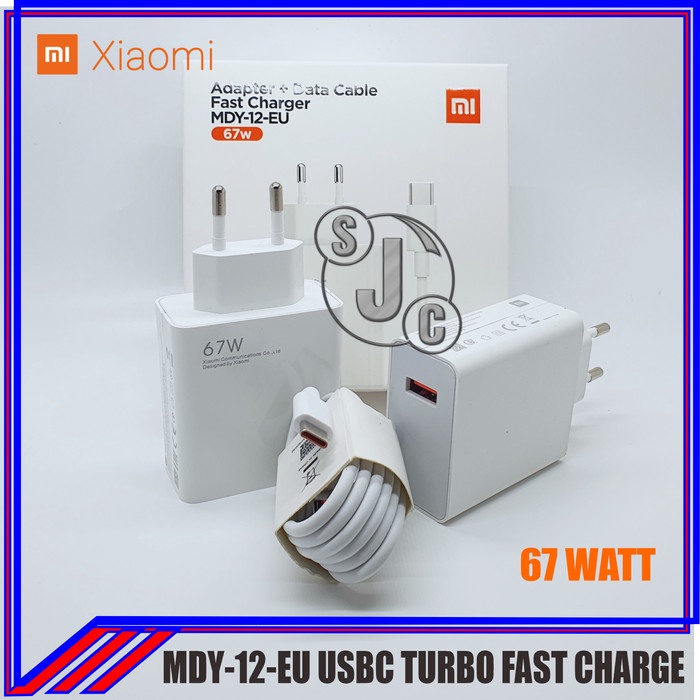 Charger Xiaomi Mi 11 Pro 67W MDY-12-EU Turbo Fast Charge Original 100%
