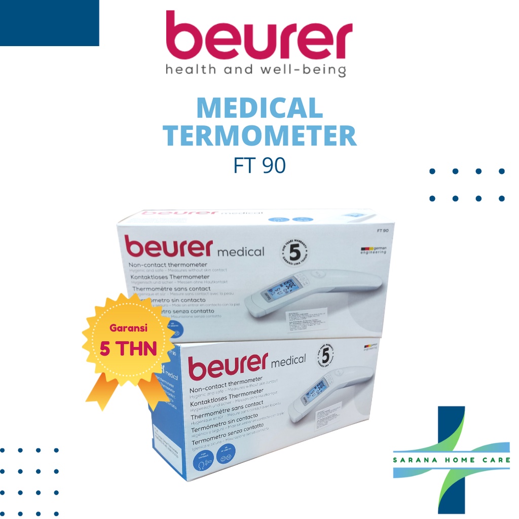 BEURER Infrared Non Contact Thermometer FT 90/termometer/alat ukur suhu badan