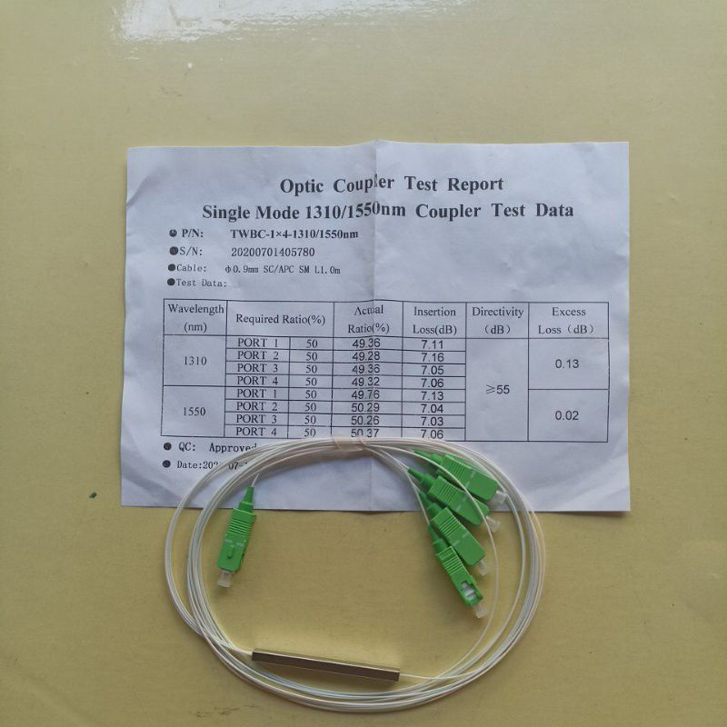 splitter plc 1-4 sc apc