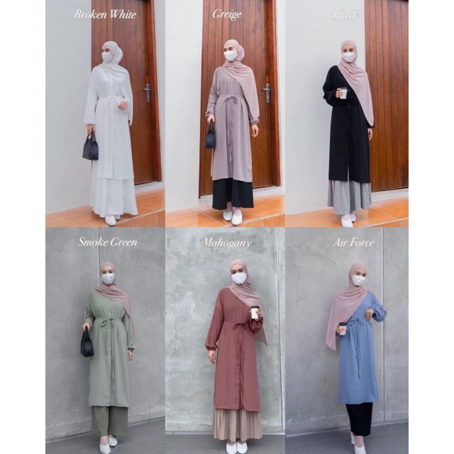ALESHA TUNIK ( Tunik saja ) | Faezia Official Shop | Tunik terbaru terpopuler 2022 All Size bahan ad
