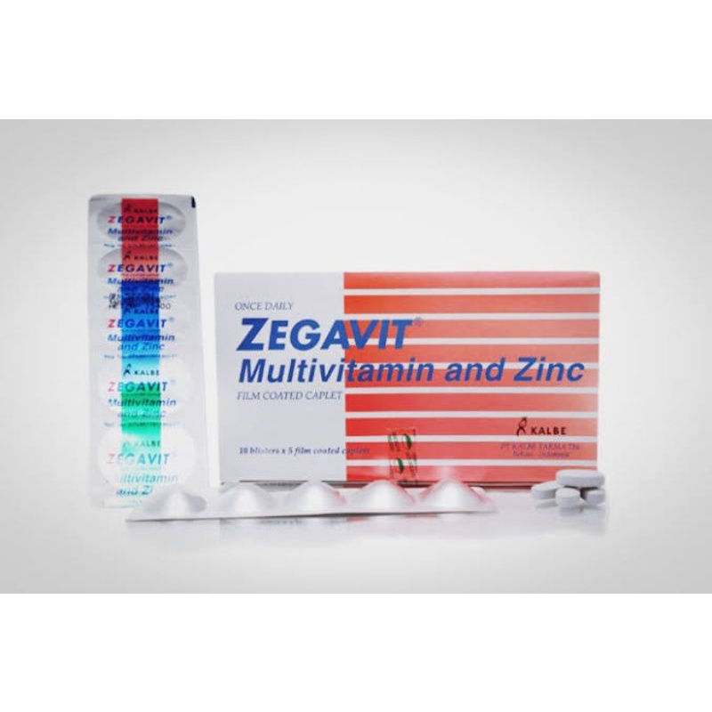 Zegavit Multivitamin and Zinc / Strip / 5 Kaplet