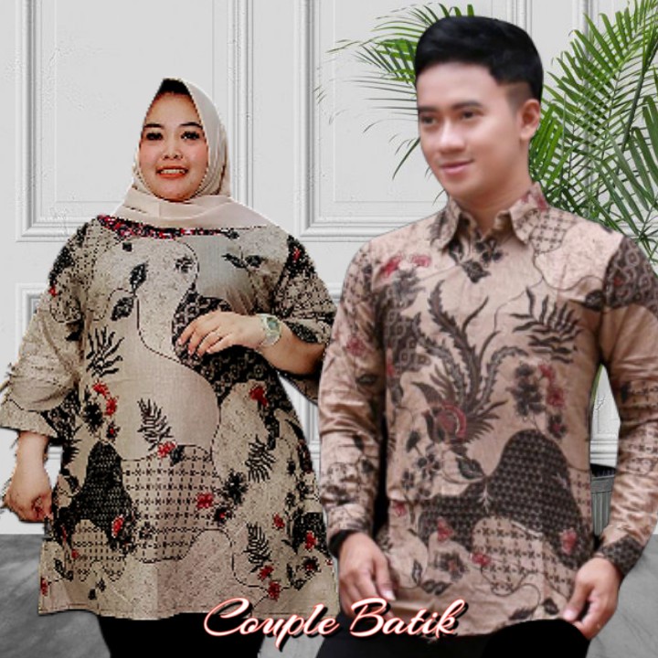 Baju Tunik Couple Batik Jumbo Ld 140cm Batik Halus Motif Terbaru