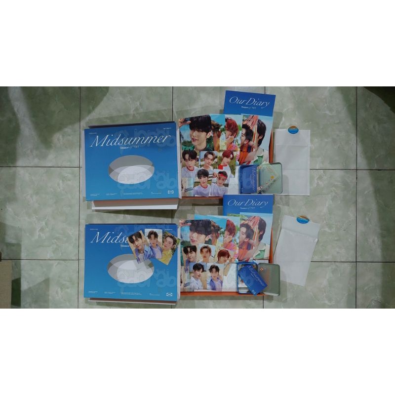 [READY STOCK] TXT MIDSUMMER MIDSUM SKY BLUE SUNRISE RED ORANGEADE TANGERINE FARM YEONJUN SOOBIN BEOM