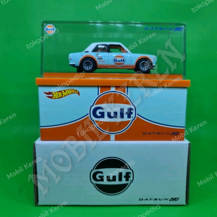 Diecast Hot Wheels 2022 RLC Datsun 510 GULF NUSEL