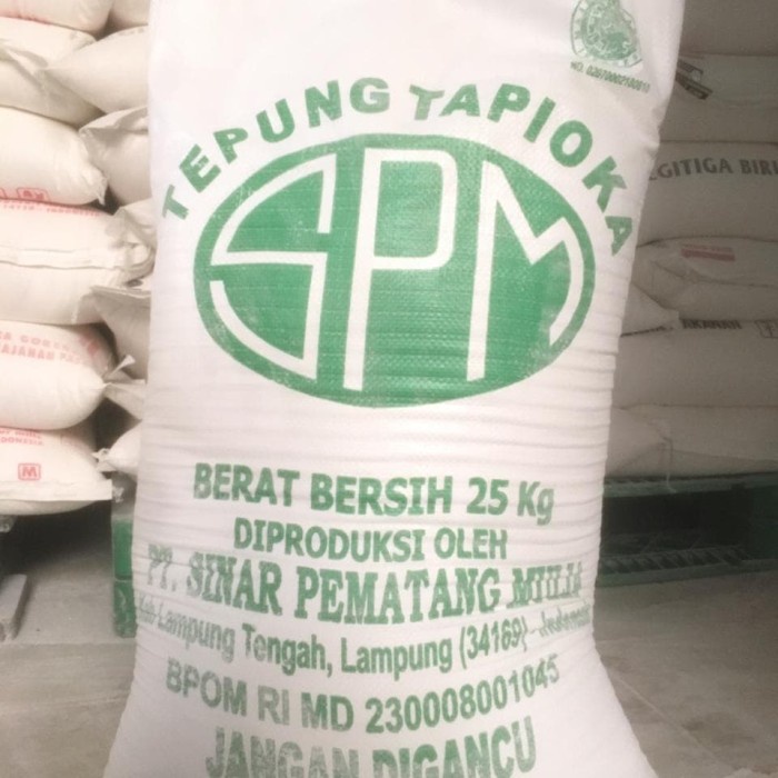 

NEW tepung tapioka SPM 25kg ( Grab dan Gosend Only )