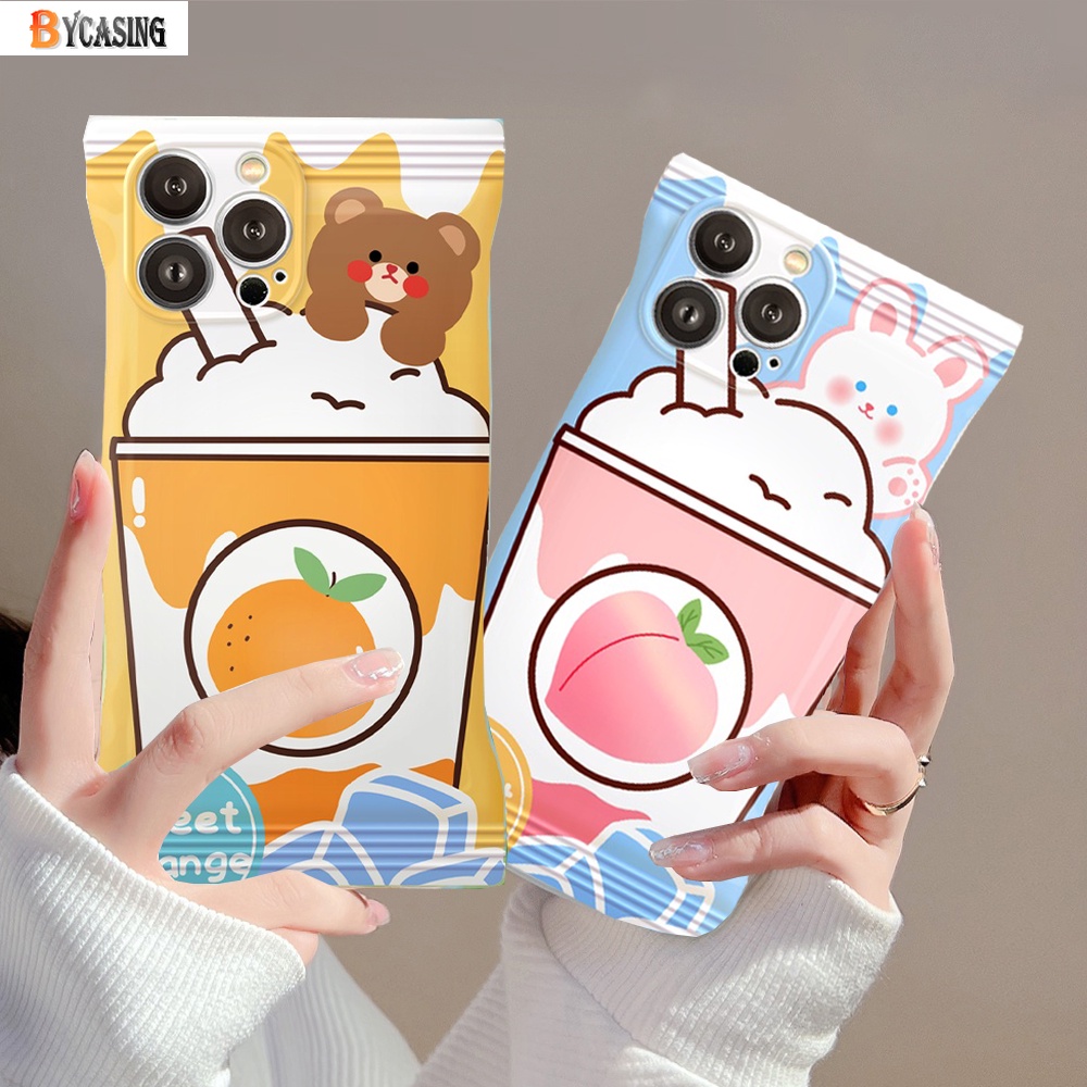 Soft Case Bahan TPU Desain Grafitti Beruang Kelinci Untuk Realme C35 C33 C31 C30 RealmeC21Y C25Y C11 Realme 9i 6i 5i 7i C15 C12 C25 C3 C1