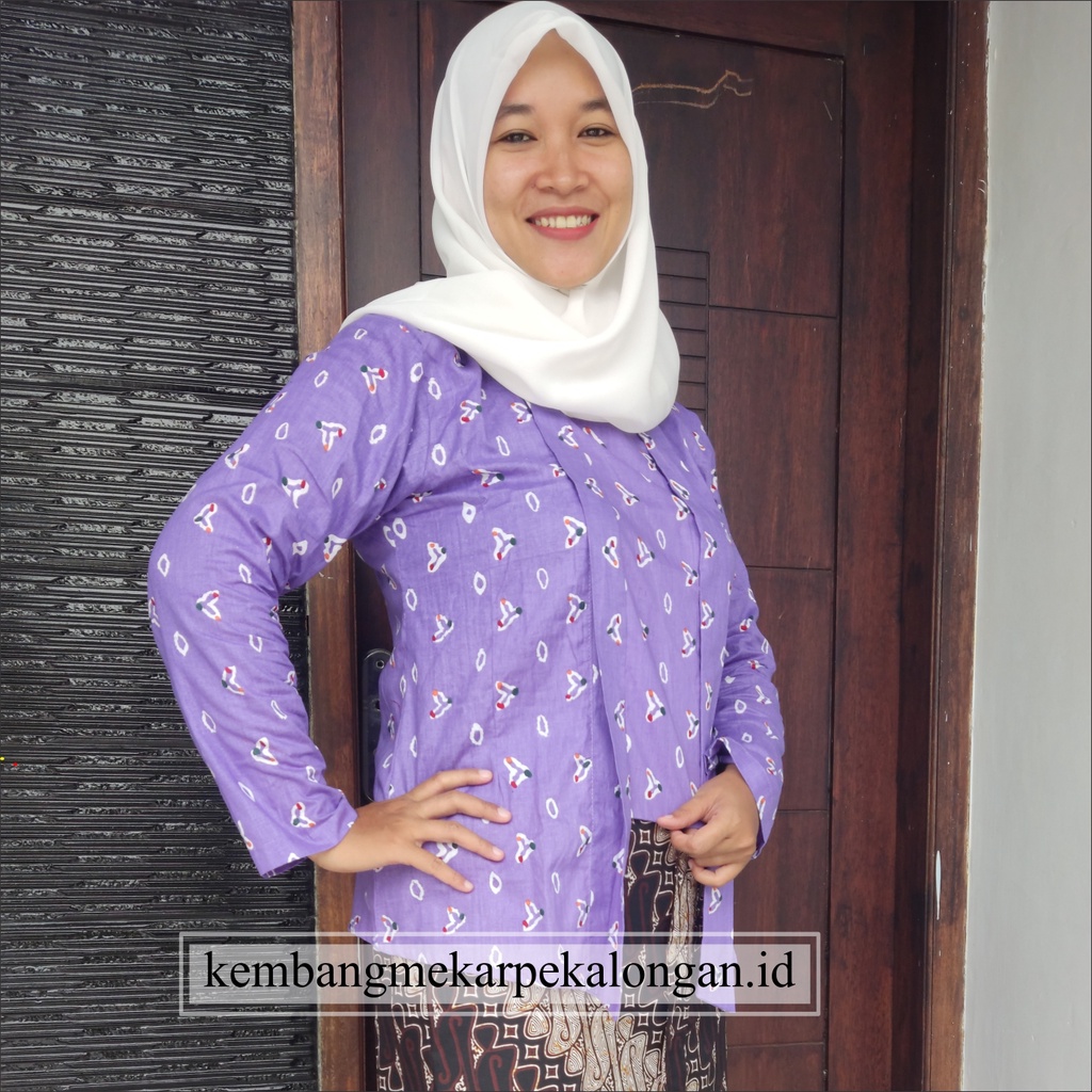 Original kebaya kutubaru jumputan / pakaian tradisional terlaris