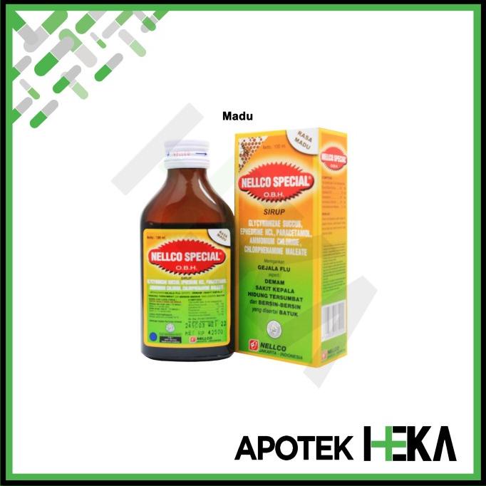 

OBH Nellco Special Sirup Obat Batuk Hitam 100 ml Jahe Madu Menthol