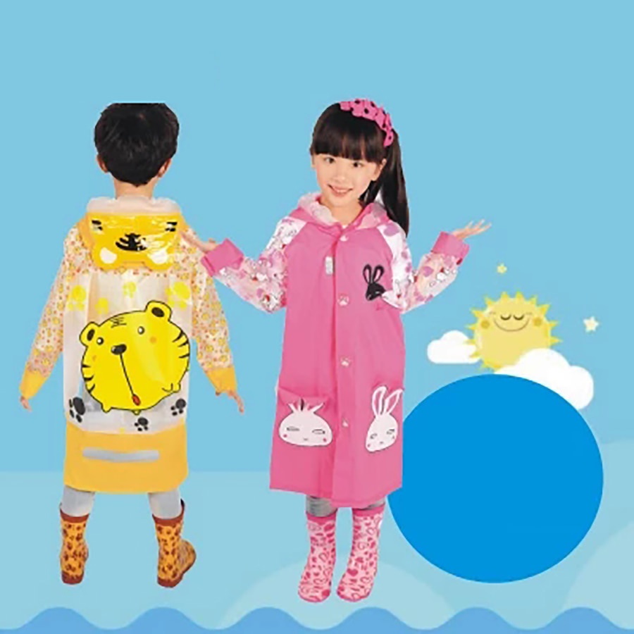 Yamata Jas Hujan Anak Laki-laki Perempuan Hiking Jas Hujan Poncho Outdoor Tahan Air Penutup Tas Tahan Air Jas Hujan Anak Setelan Capa De Chuva Infantil Poncho Mantel Wanita