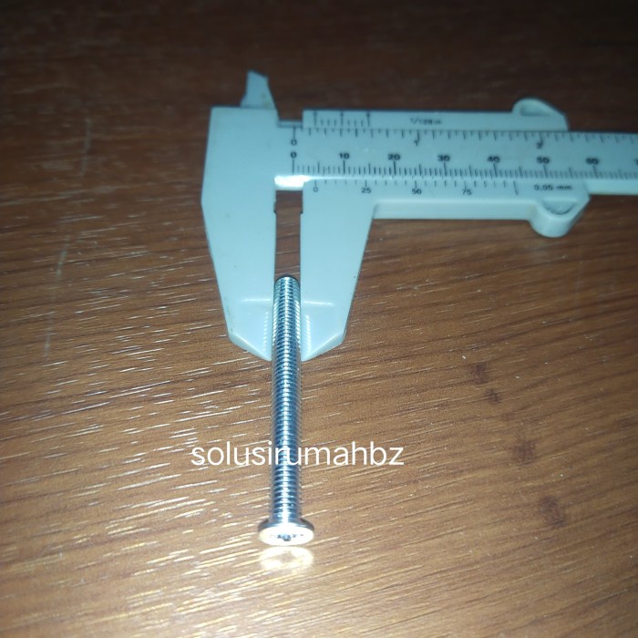 baut mesin m5x45mm drat f untuk silinder kunci pintu tanggung medium