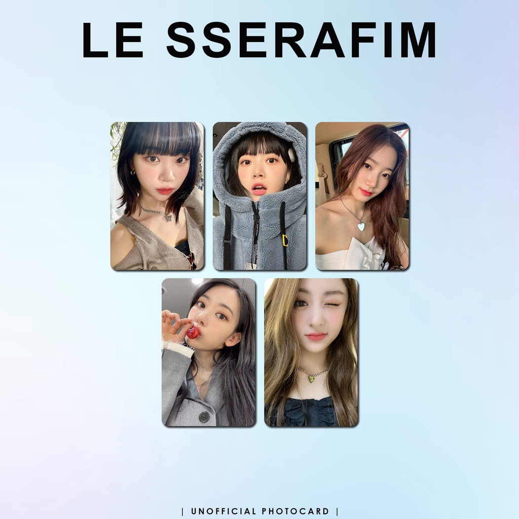 UNOFFICIAL PHOTOCARD LE SSERAFIM SELCA [1]