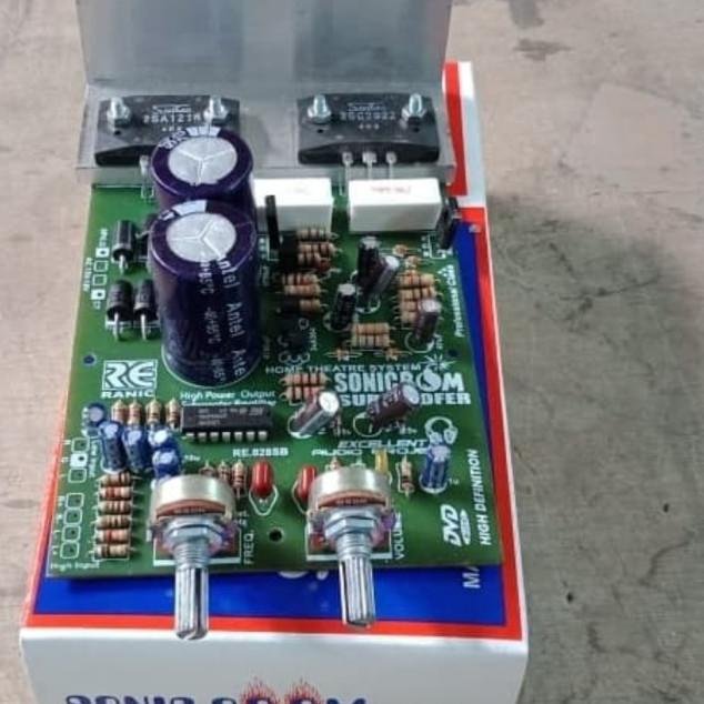 kit power amplifier aktif subwoofer subwofer ranic sonic boom