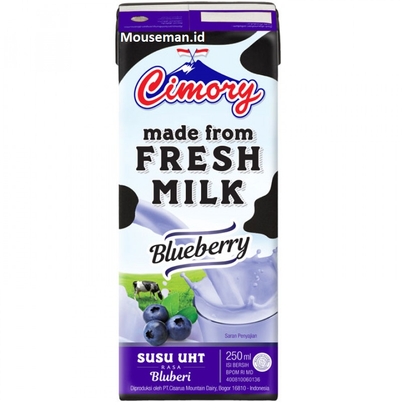 

SUSU CIMORY Made With Fresh Milk UHT Rasa Blueberry 250ML