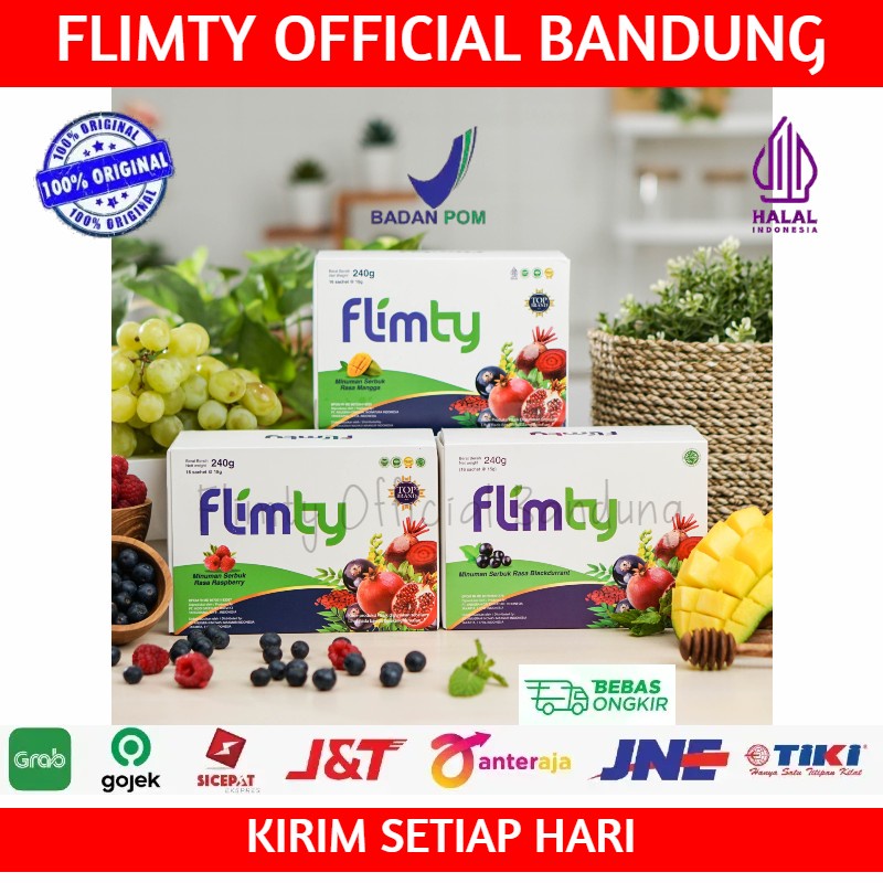 Flimty Fiber Bandung Cimahi 15 Sachet Detox Usus Diet Badan Flimtea Plimti
