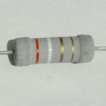 PCS 10 RESISTOR 3R9 3,9 3R9OHM 3,9OHM 2W 2watt