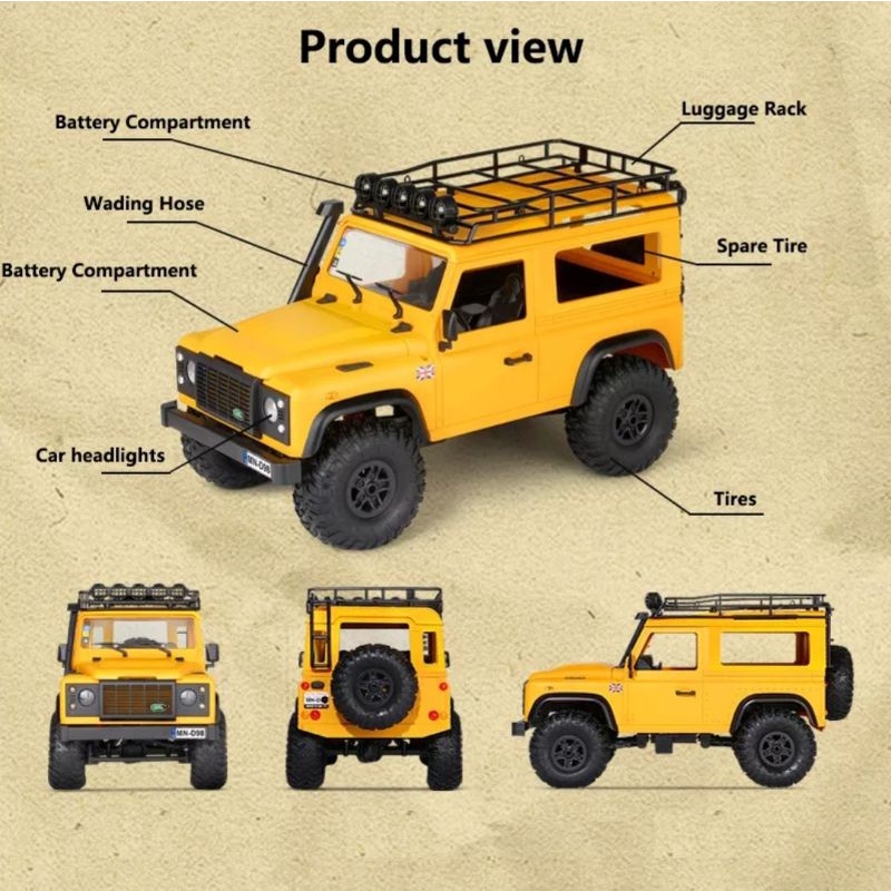 Mobil Remote Control Jeep MN98 MN99S MN 90 MN 99  RSOV 2.4G 1/12 R 4WD RTR RC Car Adventure