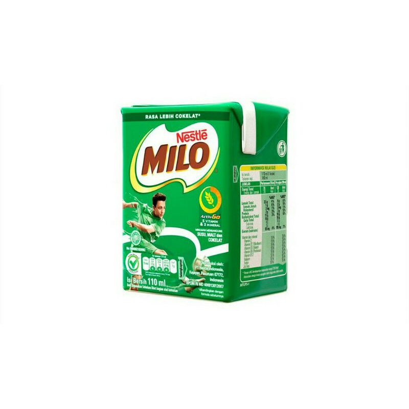 

Milo Uht 110ml Susu Kotak Coklat 1Pcs Activ - Go Cokelat