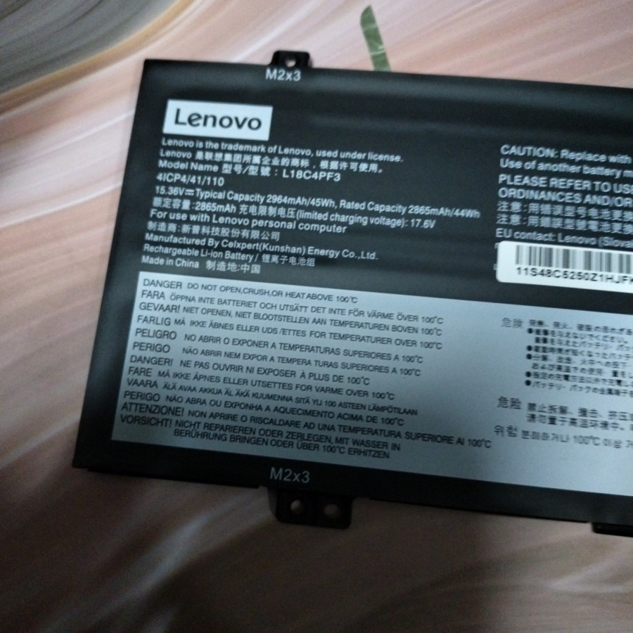Baterai Lenovo Ideapad C340 C340-14IML S540-14API Flex-14IWL L18C4PF3