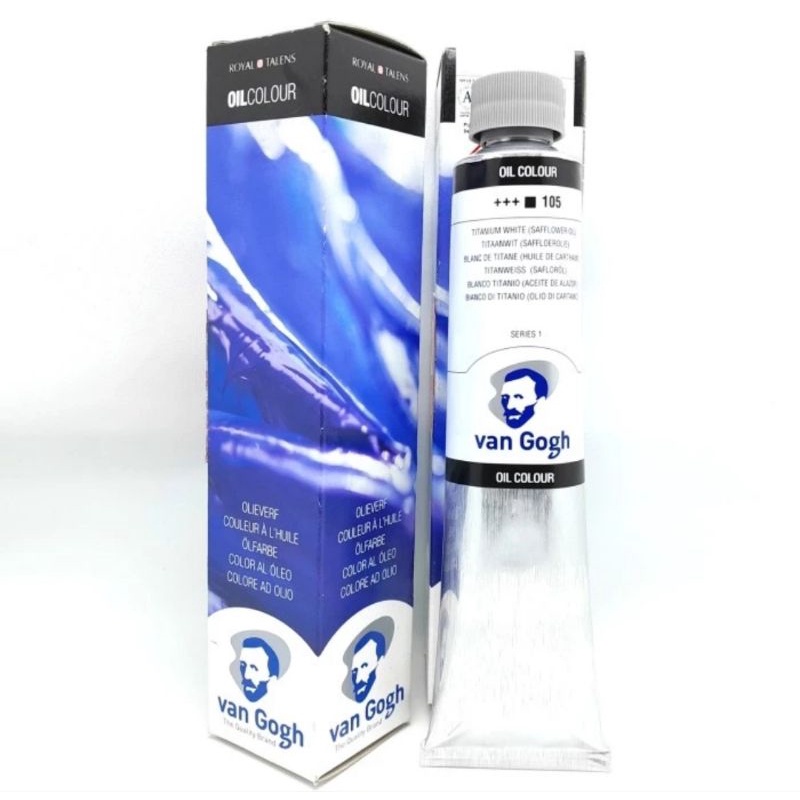 

Cat Minyak Van Gogh Oil Colour 200 ml Titanium White 105