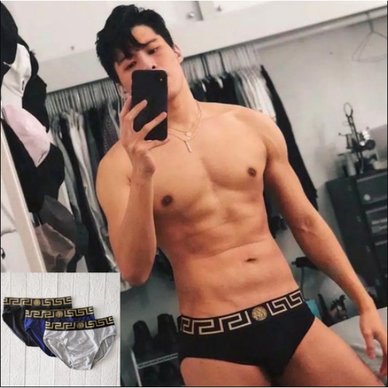 VERSACE CELANA DALAM PRIA BRIEF FULL TEXT HIGHT QUALITY 