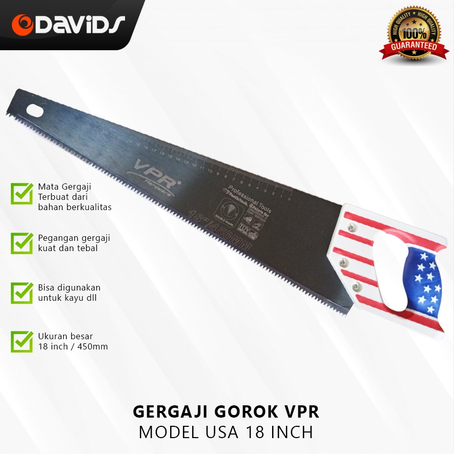 Gergaji Kayu Potong Graji Belah Geraji Tangan Manual Vpr USA