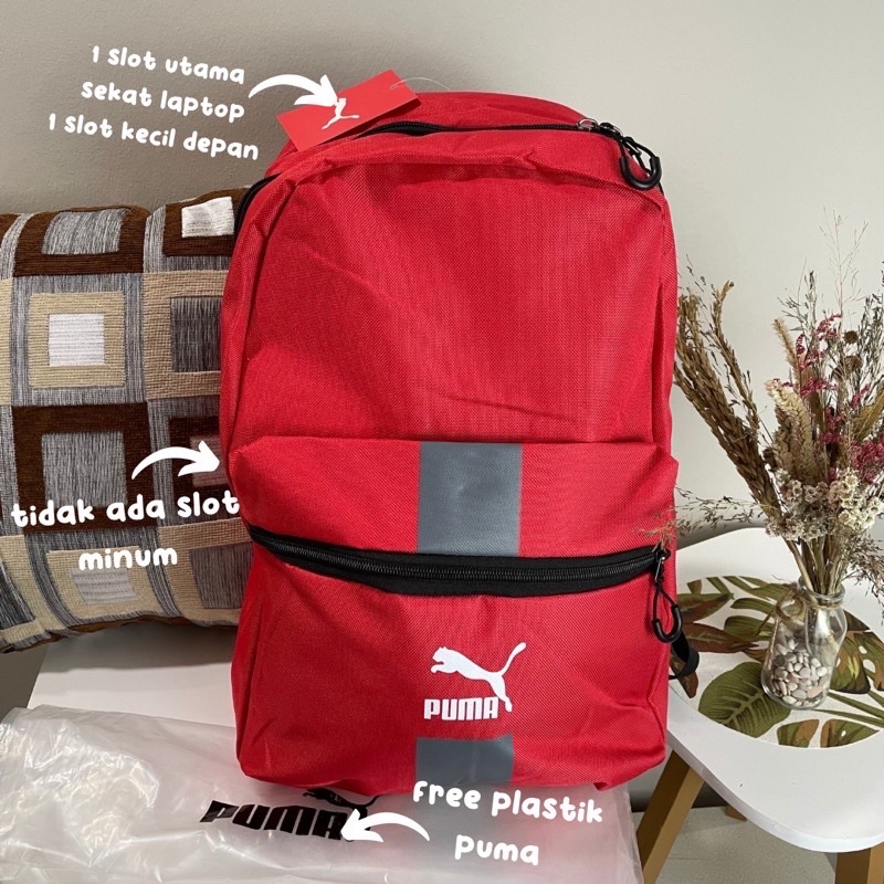 ((TERMURAH)) BACKPACK PU MA CLASSIC / TAS RANSEL PU MA / TAS RANSEL PRIA TERBARU / TAS SEKOLAH / TAS PUNGGUNG PU MA / TAS PUNGGUNG PRIA