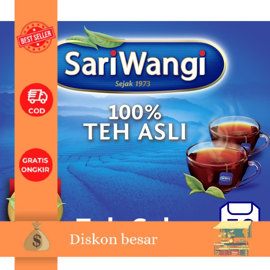 

[PROMO] Teh Celup Sariwangi 1.85G Isi 50