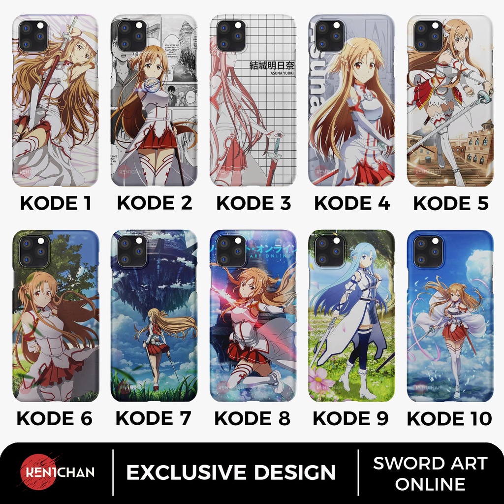 Custom Case ASUNA 1 Sword Art Online SAO Anime