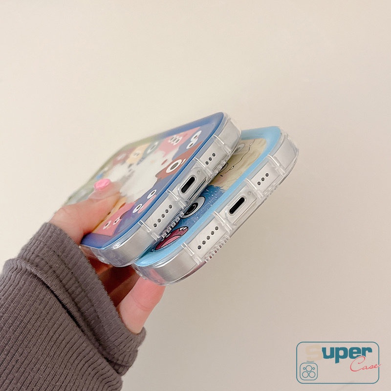 Soft Case Desain Kartun Monster 3D Untuk Vivo Y35 Y15s Y22 Y21 Y15A Y12i Y16 Y20 Y55 Y75 Y15 Y33S Y02s T1 Y20s Y11 V23 Y20 Y30 Y31 Y30 Y20s Y23