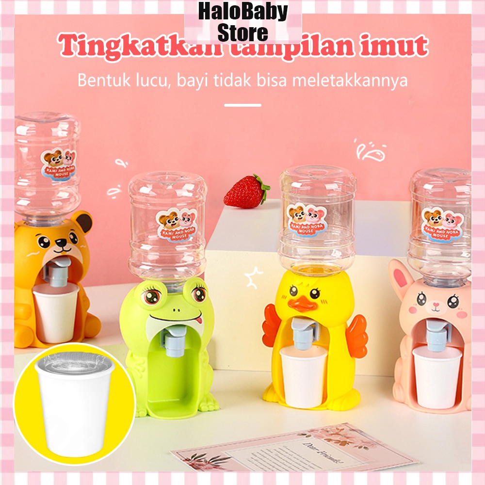 Halo Baby Mainan Anak Dispenser Mini /Mainan Mesin Air Minum portable anak /Mini Water