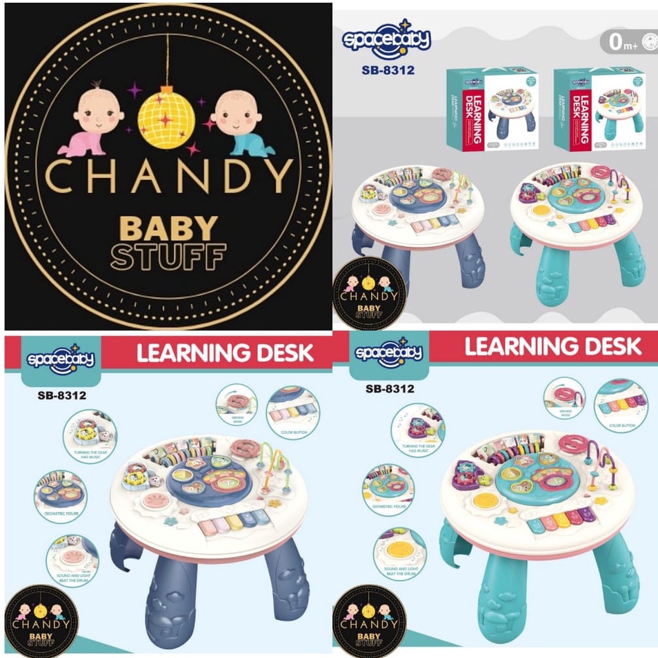MEJA BELAJAR MAINAN ANAK LEARNING DESK SB-8312 SPACEBABY