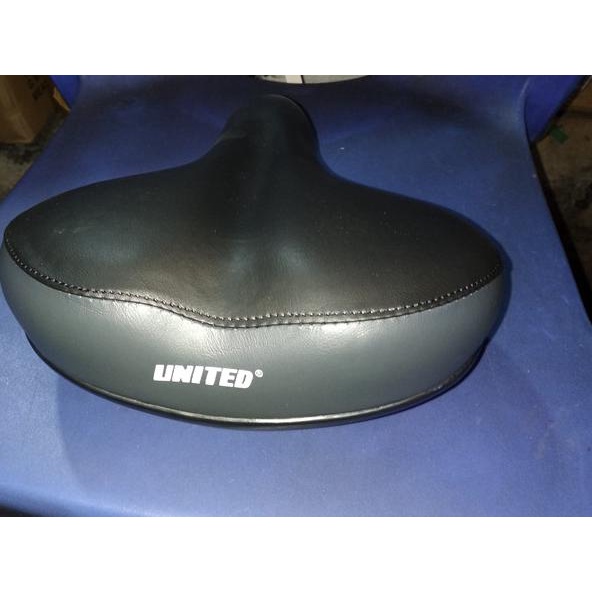 Sadel / jok sepeda mini United dengan per kuat super empuk