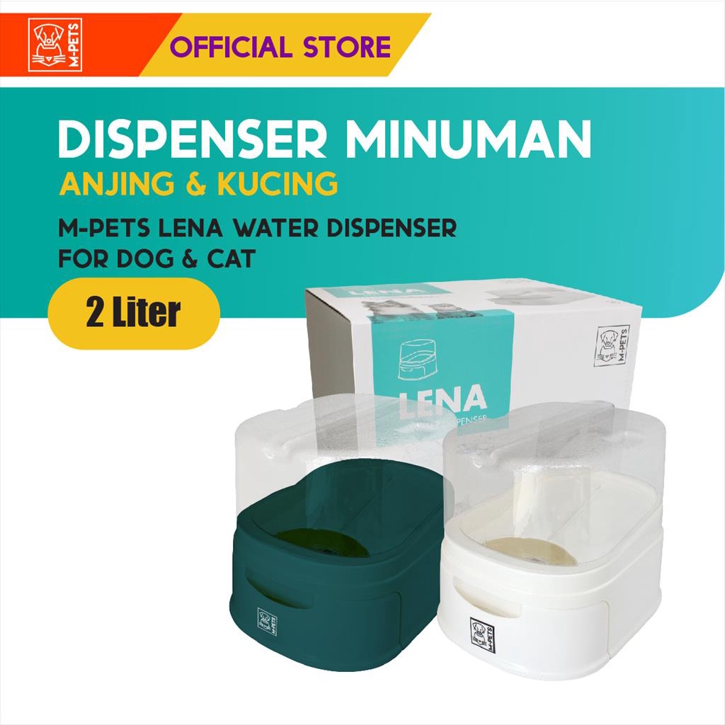 M-Pets Lena Water Dispenser 2 Liter / Tempat Minum Anjing Kucing