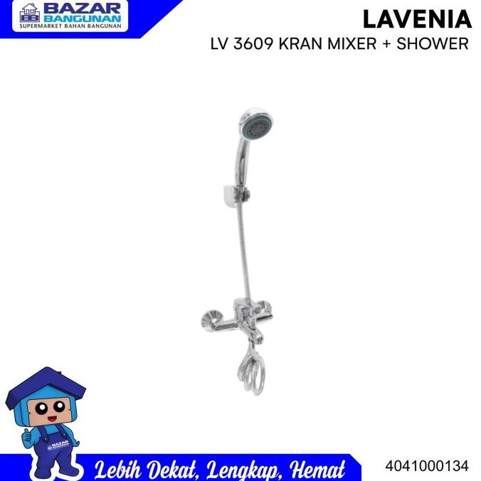 PAKET HAND SHOWER + FAUCET KERAN BATH MIXER SET LAVENIA LV 3609 LV3609 paling rame