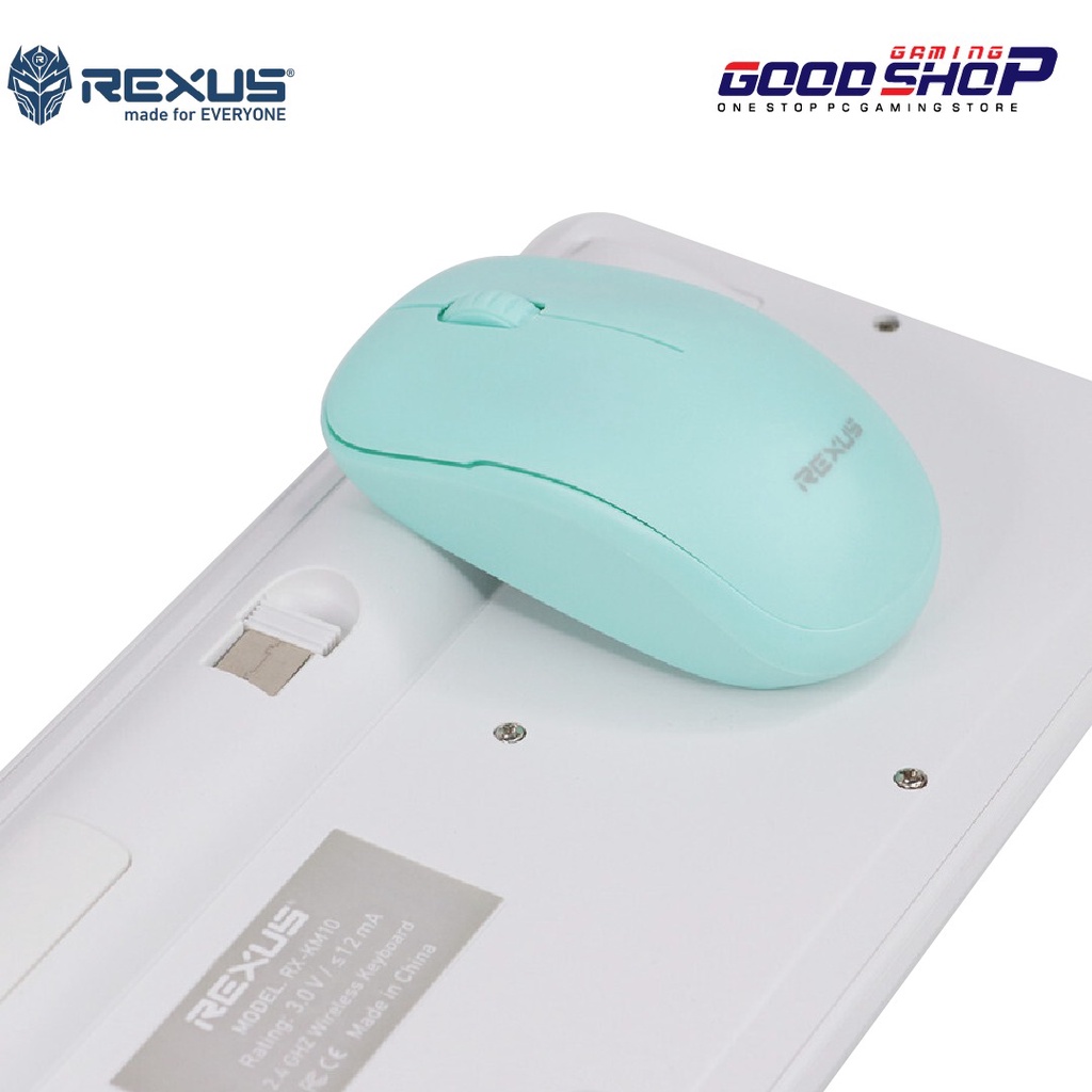 Rexus KM10 / KM 10 Keyboard Mouse WIreless Combo
