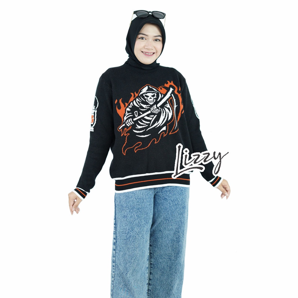 Lizzy - SWEATER GRIM REAPER PREMIUM