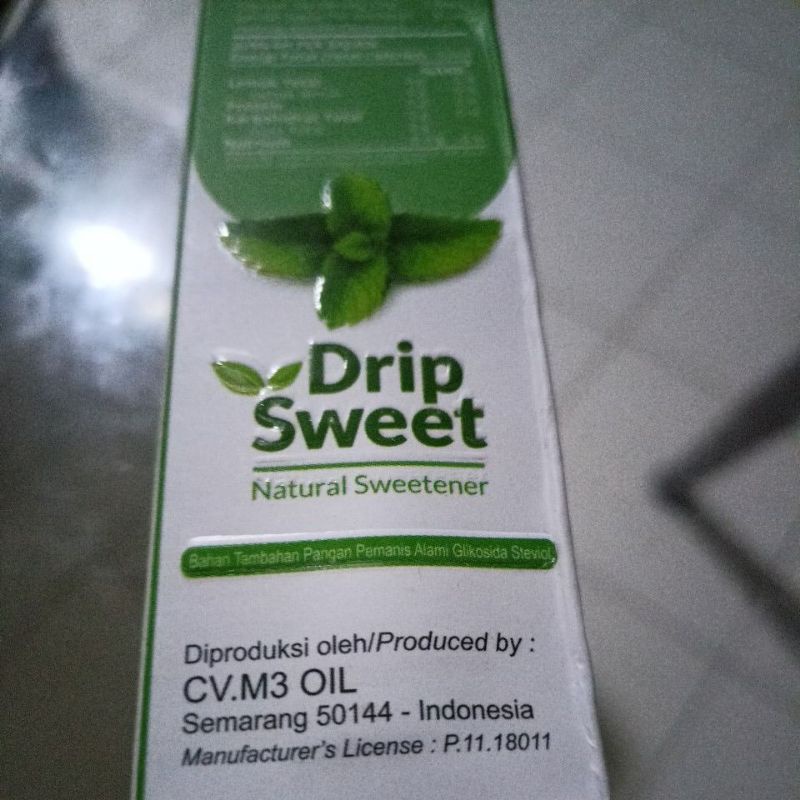 

Drip sweet natural sweetener pemanis alami 30 ml Dripsweet Stevia tetes
