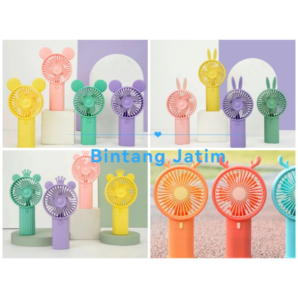 Kipas Angin Mini Genggam Cute 933 / Kipas Portable / Mini Fan