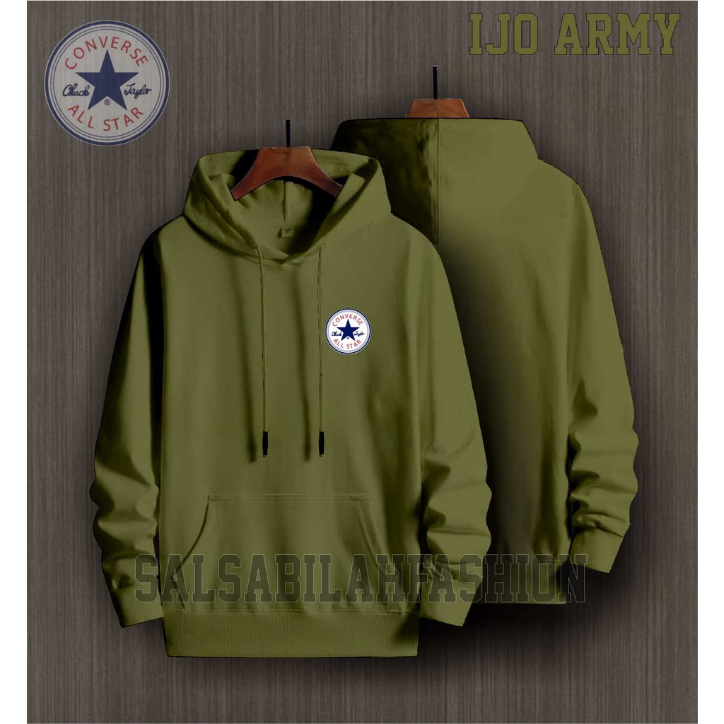 TERMURAH !! COD Jaket Sweater Hoodie Pria Distro CONVERSOriginal Big Size Jumbo M - XXL