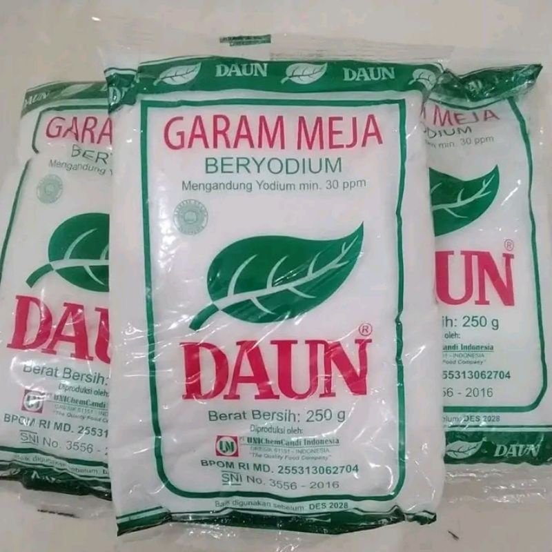 

GARAM MEJA//GARAM DAPUR//GARAM TABUR//GARAM MURAH//BARYODIUM CAP DAUN