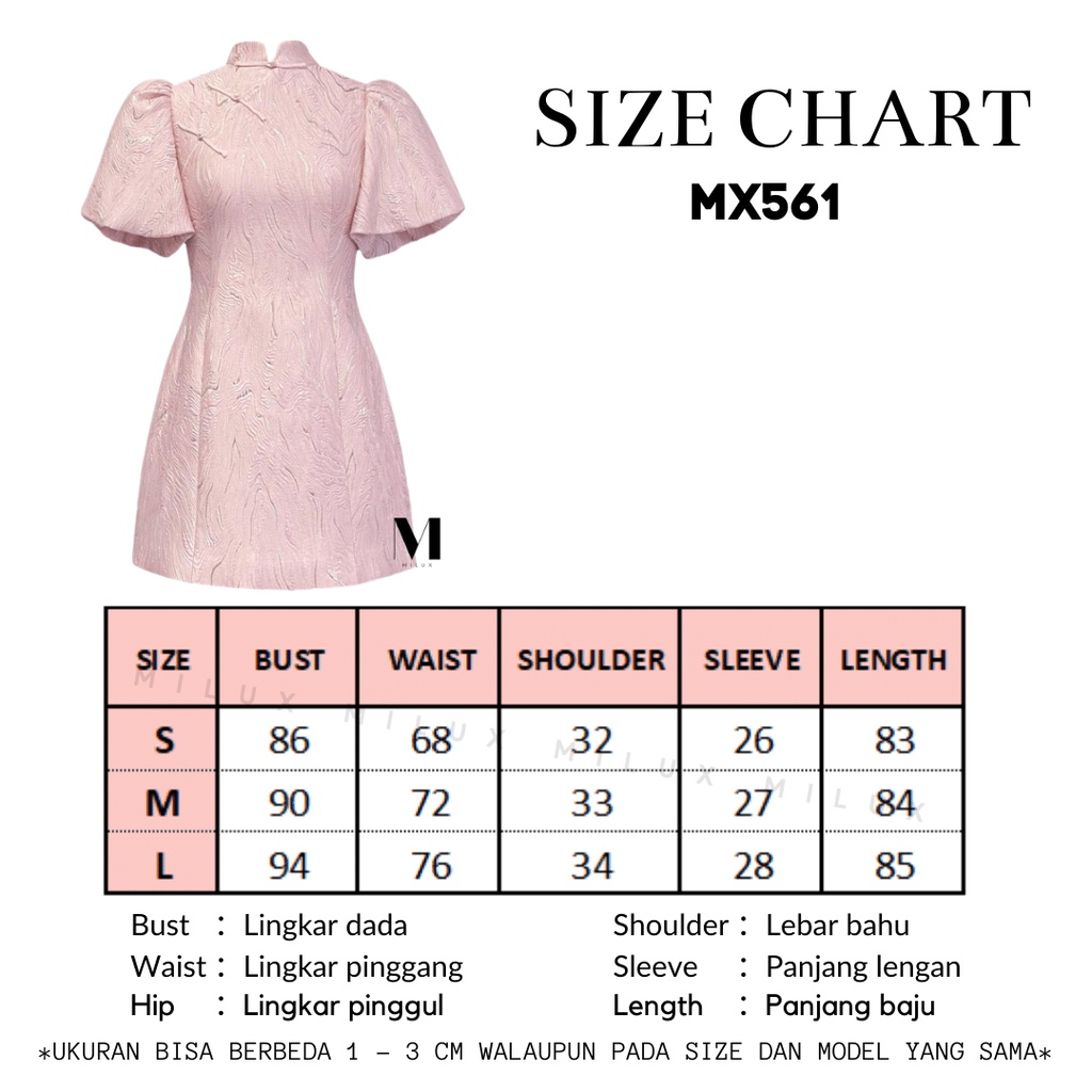 QIPAO MODERN CNY DRESS TERUSAN WANITA QI PAO IMLEK MX561