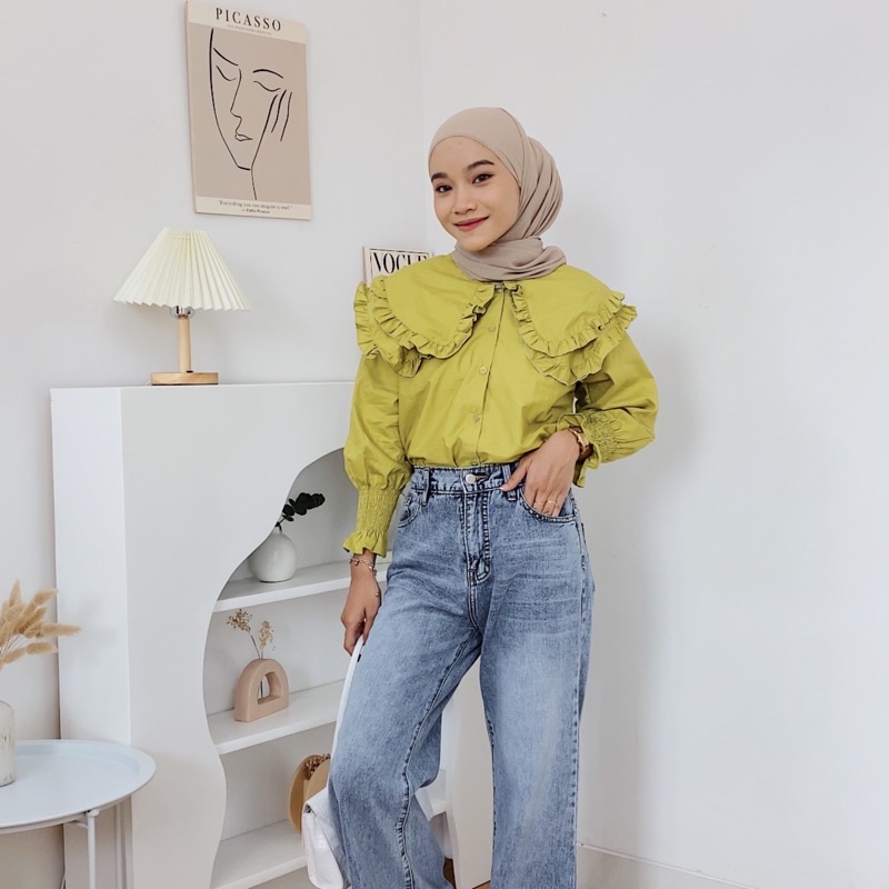 RX FASHION - ILAYA TOP KATUN TWISTCONE - NN