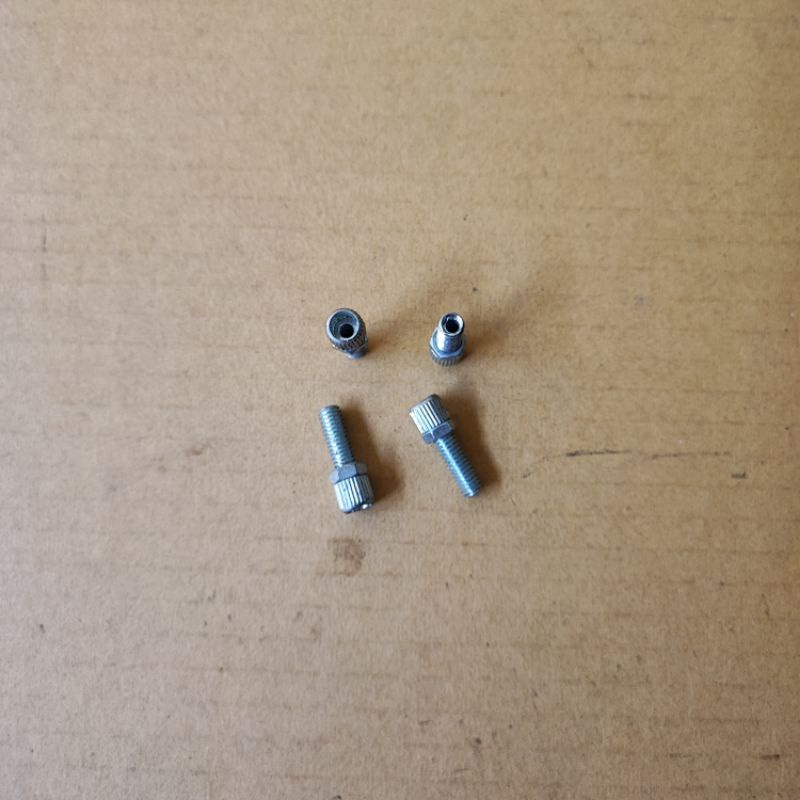 Mur Baut Setelan Stopper Rem Cantilever Mur Lubang. Adjuster Bolt Ubrake Cantilever Vintage