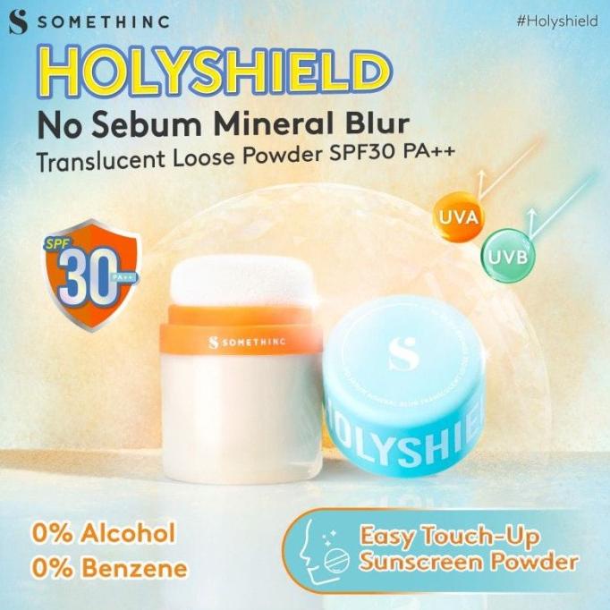 SOMETHINC No Sebum Mineral Translucent Bedak Tabur SPF 30 Sunscreen